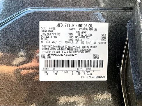 Used 2019 Ford Edge SEL w/ Equipment Group 201A AWD/4WD image 36