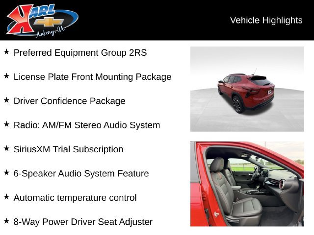 Certified 2026 Chevrolet Trax RS w/ Driver Confidence Package FWD image 2