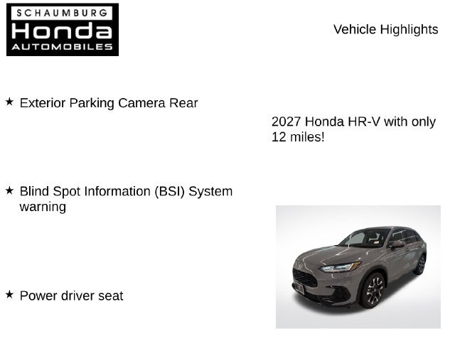 New 2027 Honda HR-V EX-L image 7