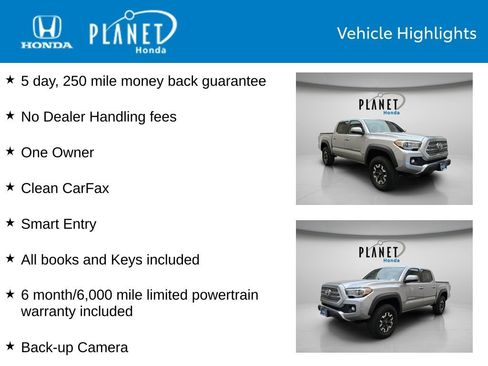Used 2017 Toyota Tacoma TRD Off-Road AWD/4WD image 4