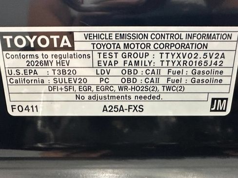 Used 2026 Toyota Camry LE FWD image 70