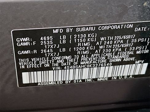 Used 2019 Subaru Outback 2.5i Premium image 33