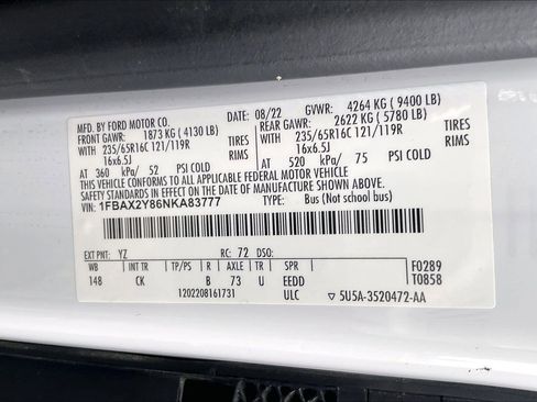 Used 2022 Ford Transit 350 XLT image 26