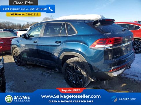 Used 2022 Volkswagen Atlas Cross Sport SE w/ Panoramic Sunroof Package AWD/4WD image 3