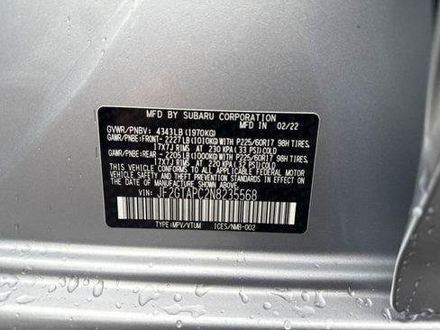 Used 2022 Subaru Crosstrek 2.0i Premium AWD/4WD image 18