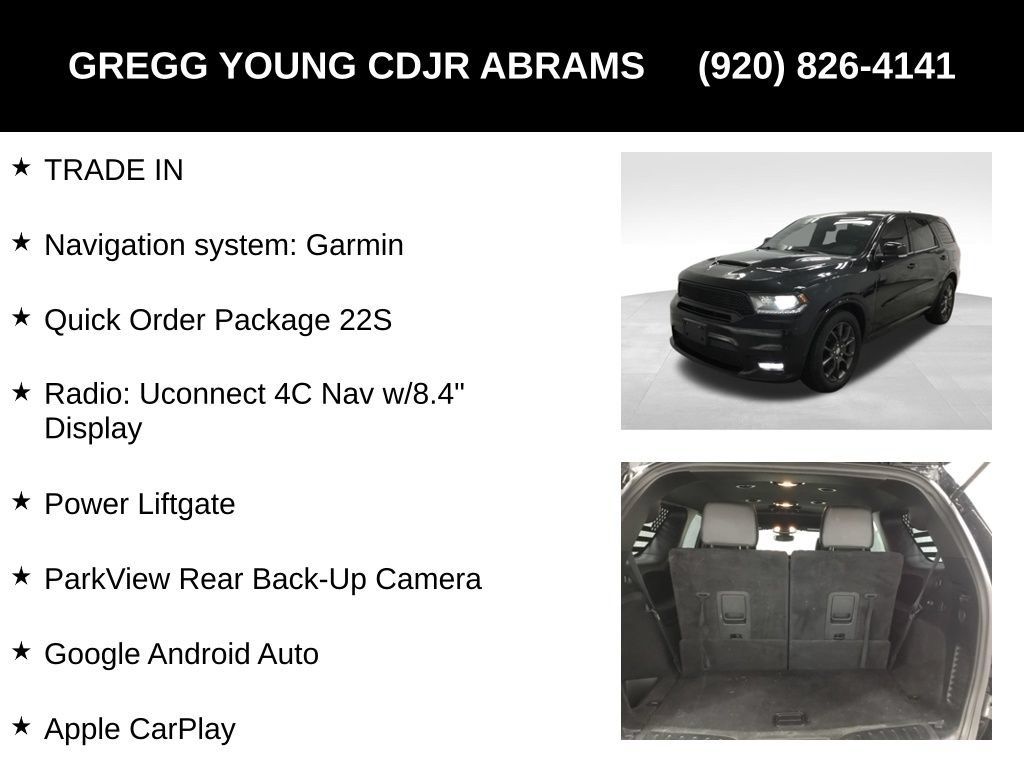 Used 2018 Dodge Durango R/T AWD/4WD image 7