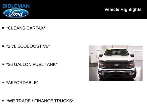 Used 2024 Ford F150 XL w/ Equipment Group 103A High AWD/4WD image 10