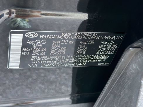 Used 2023 Hyundai Santa Fe SEL w/ Cargo Package AWD/4WD image 25