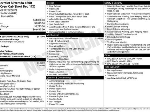 New 2026 Chevrolet Silverado 1500 Custom w/ LPO, Dark Essentials Package RWD image 27