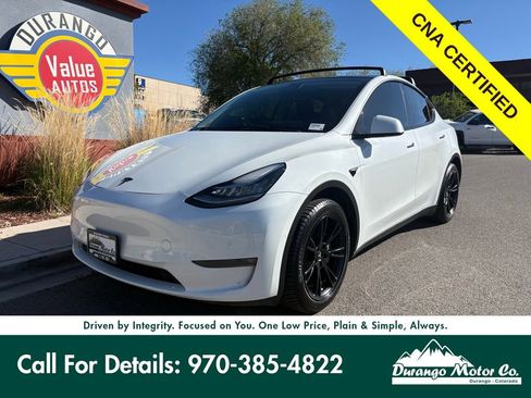 Used 2022 Tesla Model Y Long Range AWD/4WD image 1