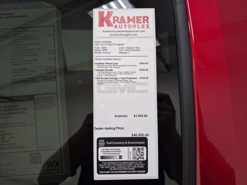 New 2026 GMC Canyon Elevation w/ Convenience Package image 35