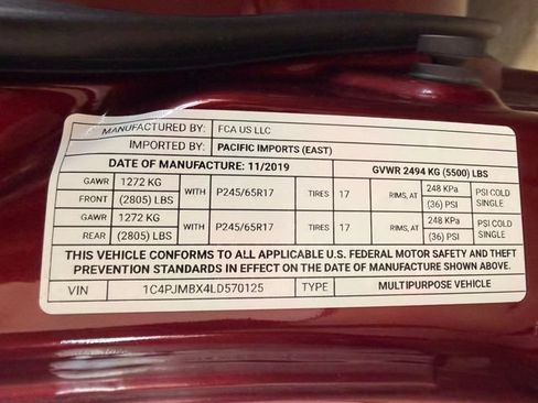 Used 2020 Jeep Cherokee Trailhawk w/ Comfort & Convenience Group AWD/4WD image 55
