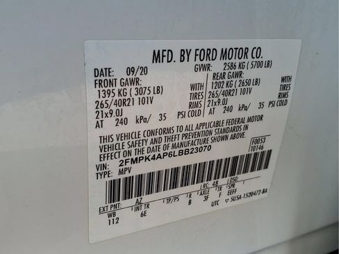 Used 2020 Ford Edge ST w/ Equipment Group 401A AWD/4WD image 25