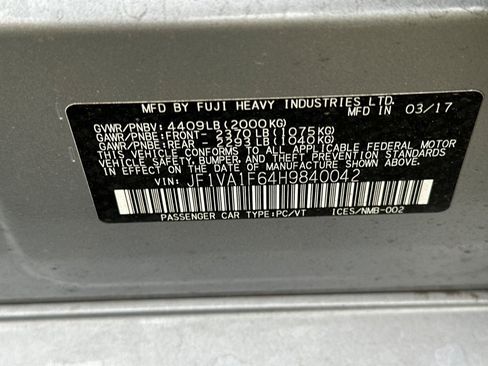 Used 2017 Subaru WRX Premium image 26