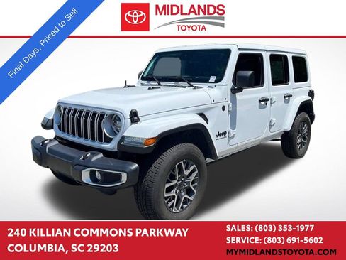 Used 2025 Jeep Wrangler Unlimited Sahara AWD/4WD image 1