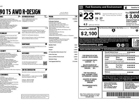 Used 2020 Volvo XC90 T5 R-Design image 3