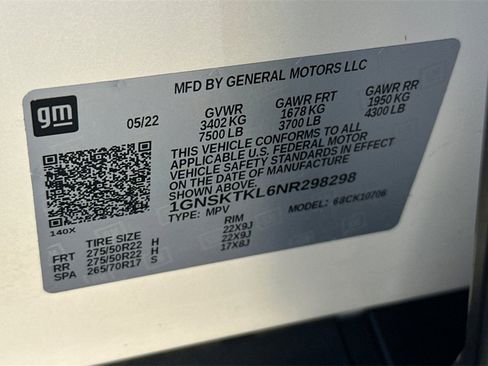 Used 2022 Chevrolet Tahoe High Country image 37