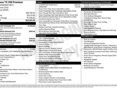 Used 2024 Lexus TX 350 AWD w/ Technology Package