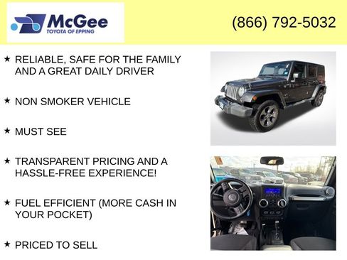 Used 2016 Jeep Wrangler Unlimited Sahara w/ Connectivity Group image 4