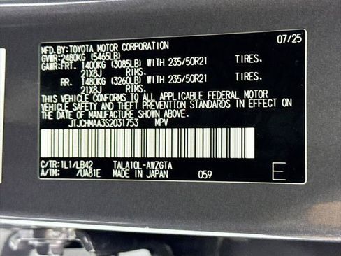 Certified 2025 Lexus RX 350 Premium Plus FWD image 35