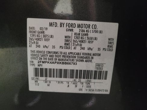 Used 2019 Ford Edge ST w/ Equipment Group 401A AWD/4WD image 33