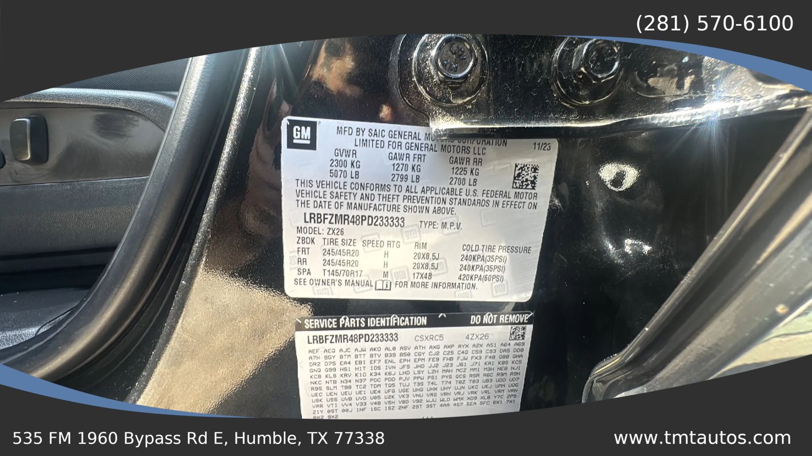 Used 2023 Buick Envision Preferred w/ Sport Touring Package AWD/4WD image 22