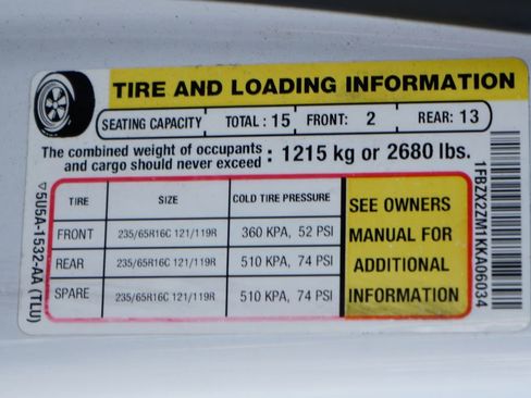 Used 2019 Ford Transit 350 XLT image 47