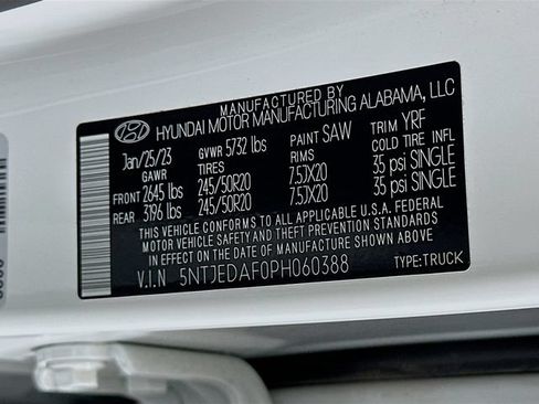 Used 2023 Hyundai Santa Cruz Limited AWD/4WD image 36
