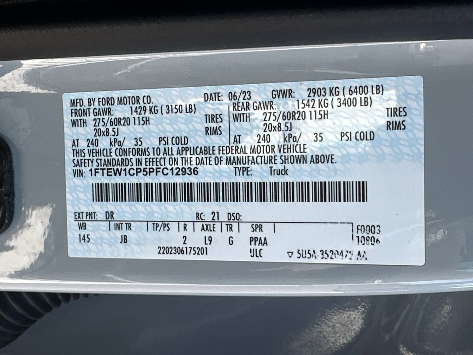 Used 2023 Ford F150 XL w/ STX Appearance Package RWD image 30