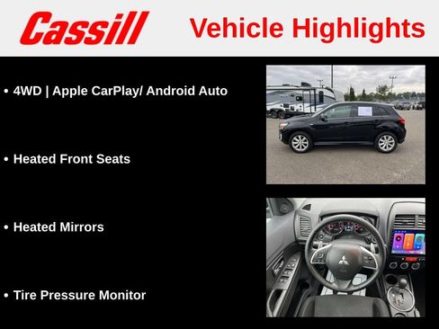 Used 2015 Mitsubishi Outlander Sport SE AWD/4WD image 6