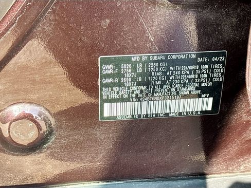 Certified 2023 Subaru Outback Limited XT AWD/4WD image 42