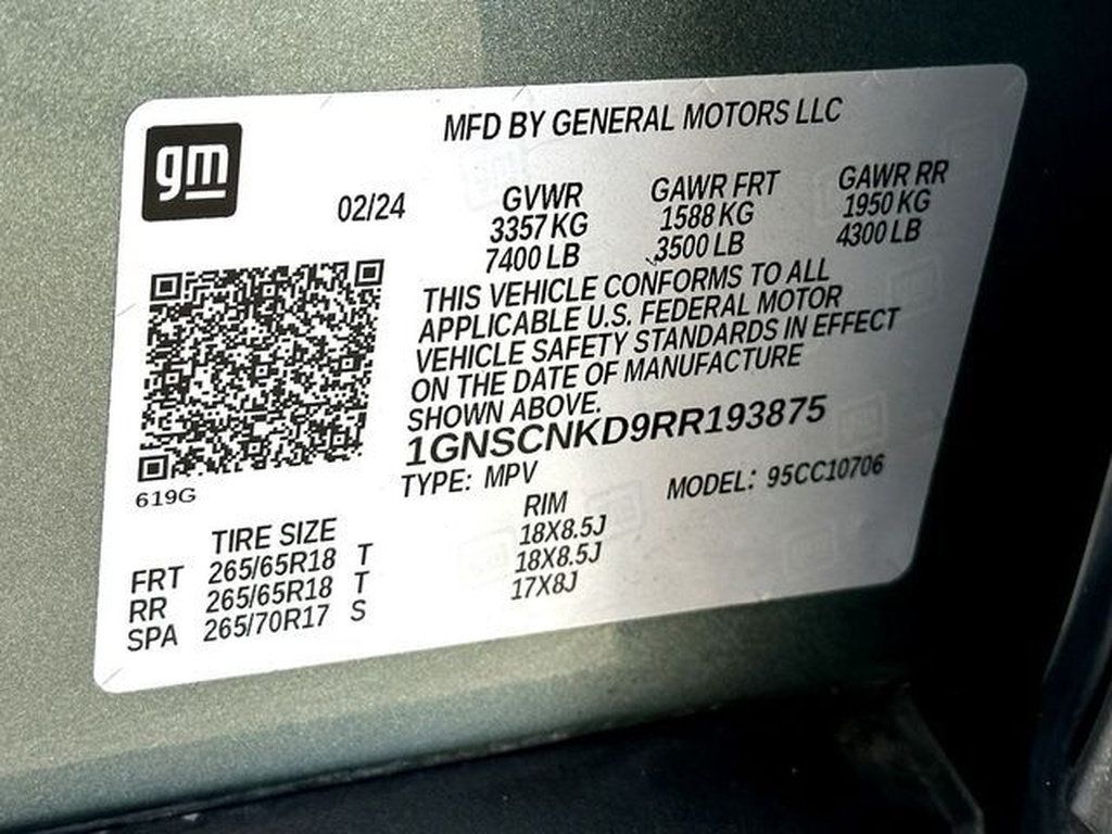 Used 2024 Chevrolet Tahoe LT RWD image 34
