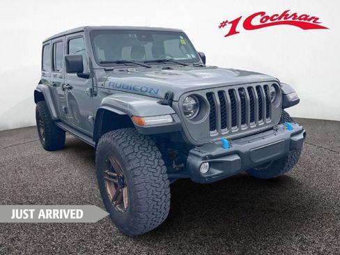 Used 2021 Jeep Wrangler Unlimited Rubicon 4xe w/ Steel Bumper Group image 1