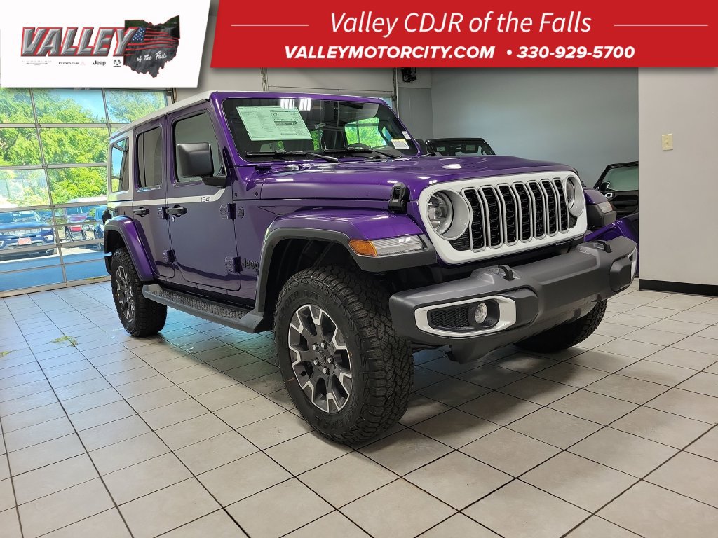 New 2026 Jeep Wrangler Unlimited Sahara w/ Whitecap Package AWD/4WD 360° Tour