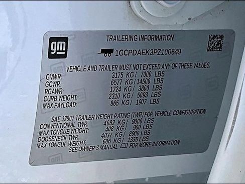 Used 2023 Chevrolet Silverado 1500 W/T w/ WT Value Package image 19