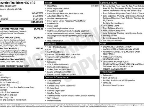 Used 2023 Chevrolet TrailBlazer RS w/ Sun and Liftgate Package FWD image 4