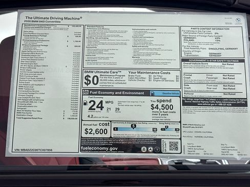 New 2026 BMW 840i Convertible image 29