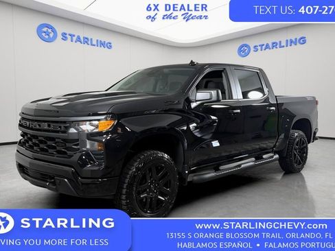 Certified 2026 Chevrolet Silverado 1500 Custom Trail Boss w/ Midnight Edition AWD/4WD image 1