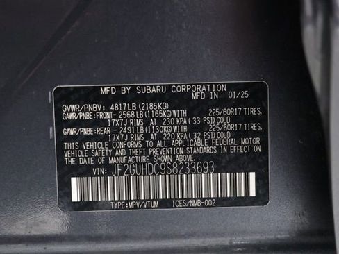 Used 2025 Subaru Crosstrek 2.0i Premium image 35