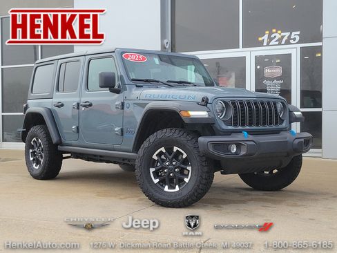 Used 2025 Jeep Wrangler Unlimited Rubicon 4xe w/ Safety Group AWD/4WD image 1