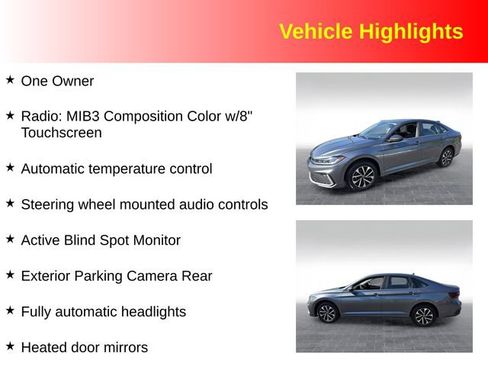 Used 2025 Volkswagen Jetta S FWD image 3