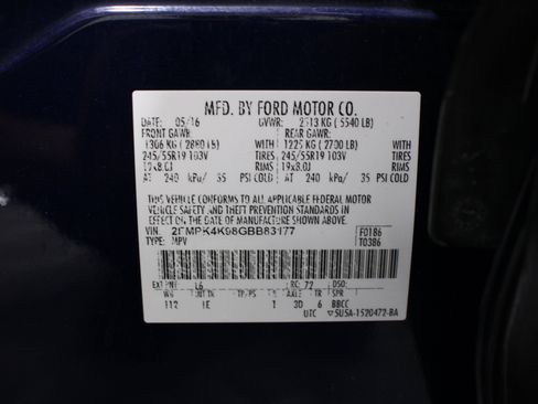 Used 2016 Ford Edge Titanium AWD/4WD image 39