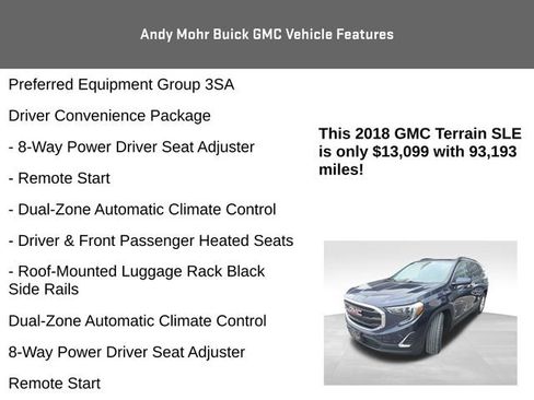 Used 2018 GMC Terrain SLE w/ Driver Convenience Package image 8