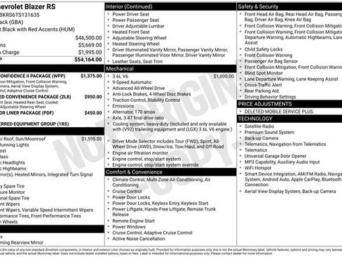 New 2026 Chevrolet Blazer RS w/ Driver Confidence II Package AWD/4WD image 6