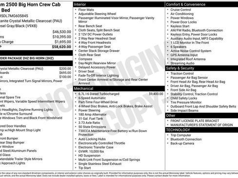 Certified 2021 RAM 2500 Big Horn image 43