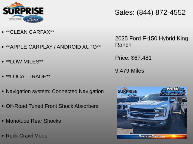 Used 2025 Ford F150 King Ranch w/ FX4 Off-Road Package AWD/4WD image 12