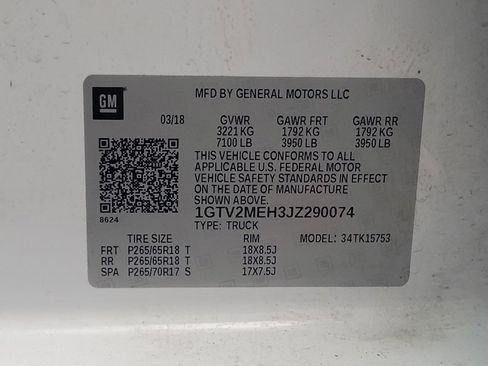 Used 2018 GMC Sierra 1500 SLE w/ SLE Value Package AWD/4WD image 33