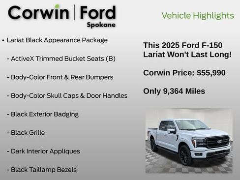 Used 2025 Ford F150 Lariat AWD/4WD image 6
