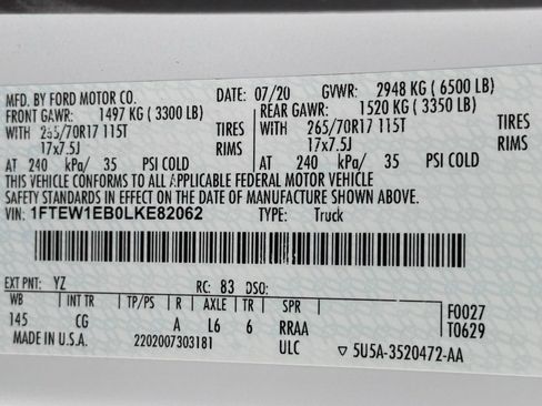 Used 2020 Ford F150 XL w/ XL Power Equipment Group AWD/4WD image 45