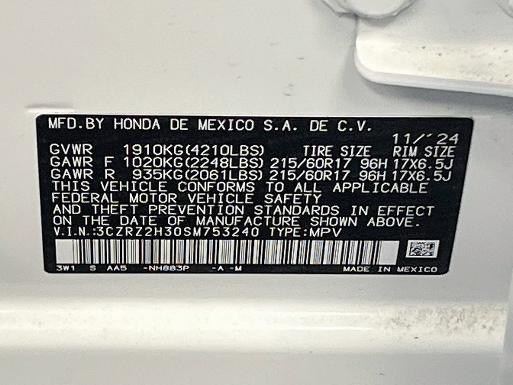 Used 2025 Honda HR-V LX image 29